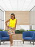 2 tier Skort with side seam pockets and elasticized waist line - SH011